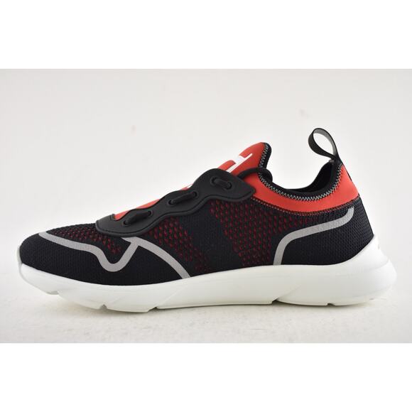 Dior Mens B21 Neo Black Red White Tech Knit Low Top Flat Trainer Sneakers 44 11 - Picture 12 of 15